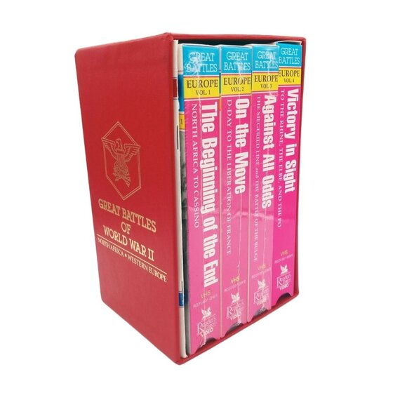 Great Battles Of World War II VHS Box Set Europe Vol 1-4 Readers Digest Video - Picture 2 of 14